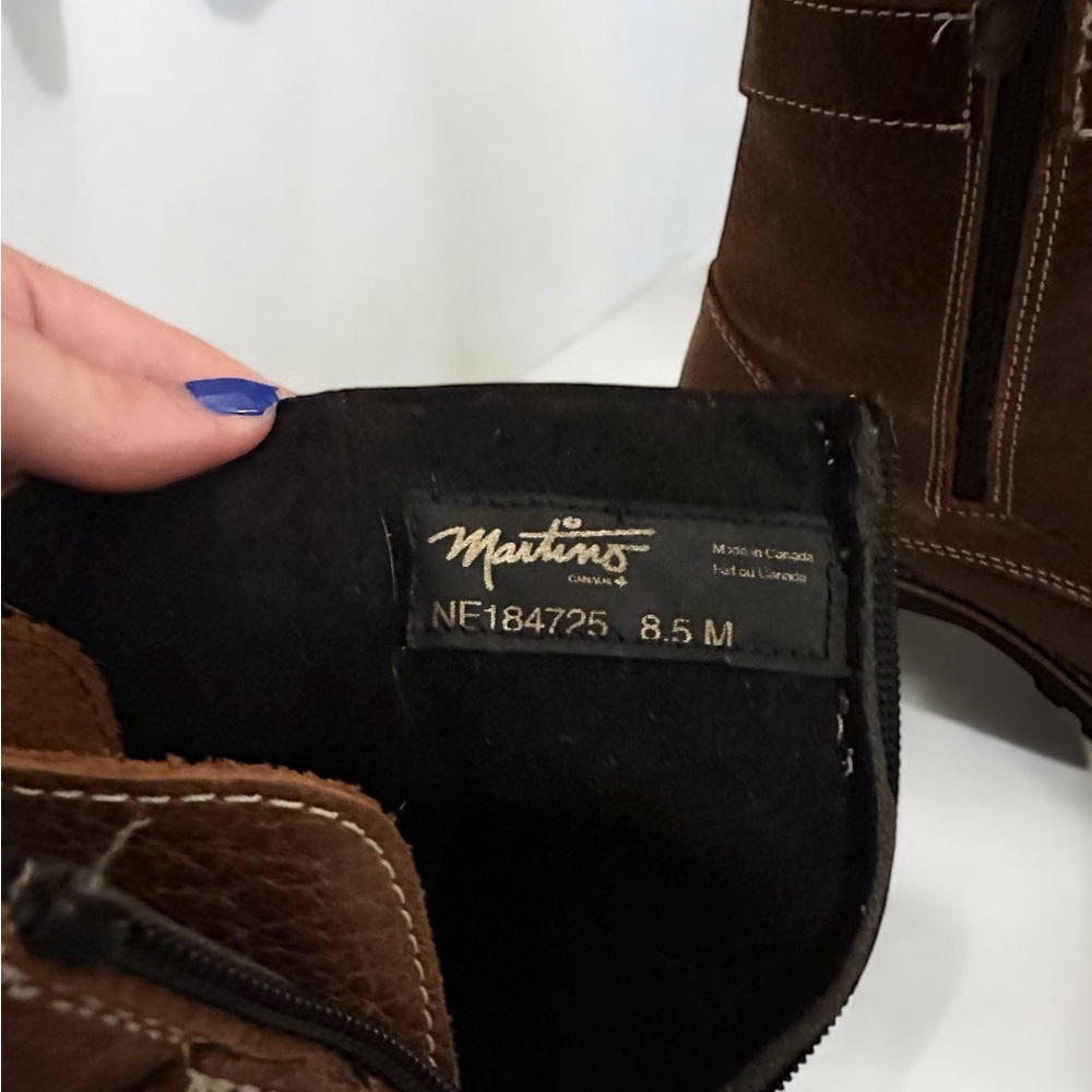 Martino Boutique Genuine Leather Lace Boots - Picture 7 of 8